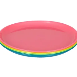 Gifi Assiette multicolore x6| Vaisselle Et Accessoires De Table