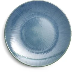 Vaisselle Et Accessoires De Table<Gifi Assiette plate Amaury faïence bleue Ø20cm
