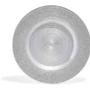 Gifi Assiette plate argenté| Vaisselle Et Accessoires De Table