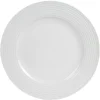 Gifi Assiette plate blanche bordure à rainures| Vaisselle Et Accessoires De Table