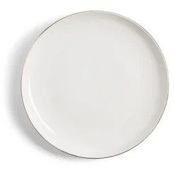 Vaisselle Et Accessoires De Table<Gifi Assiette plate blanche bordure dorée Ø27cm