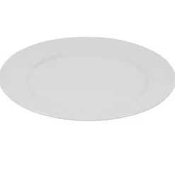Vaisselle Et Accessoires De Table<Gifi Assiette plate blanche ronde aile damassée