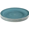 Vaisselle Et Accessoires De Table<Gifi Assiette plate bleu effet spirale x4