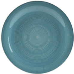 Vaisselle Et Accessoires De Table<Gifi Assiette plate bleu effet spirale x4