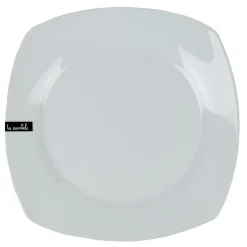 Gifi Assiette plate carrée blanche Les essentiels| Vaisselle Et Accessoires De Table