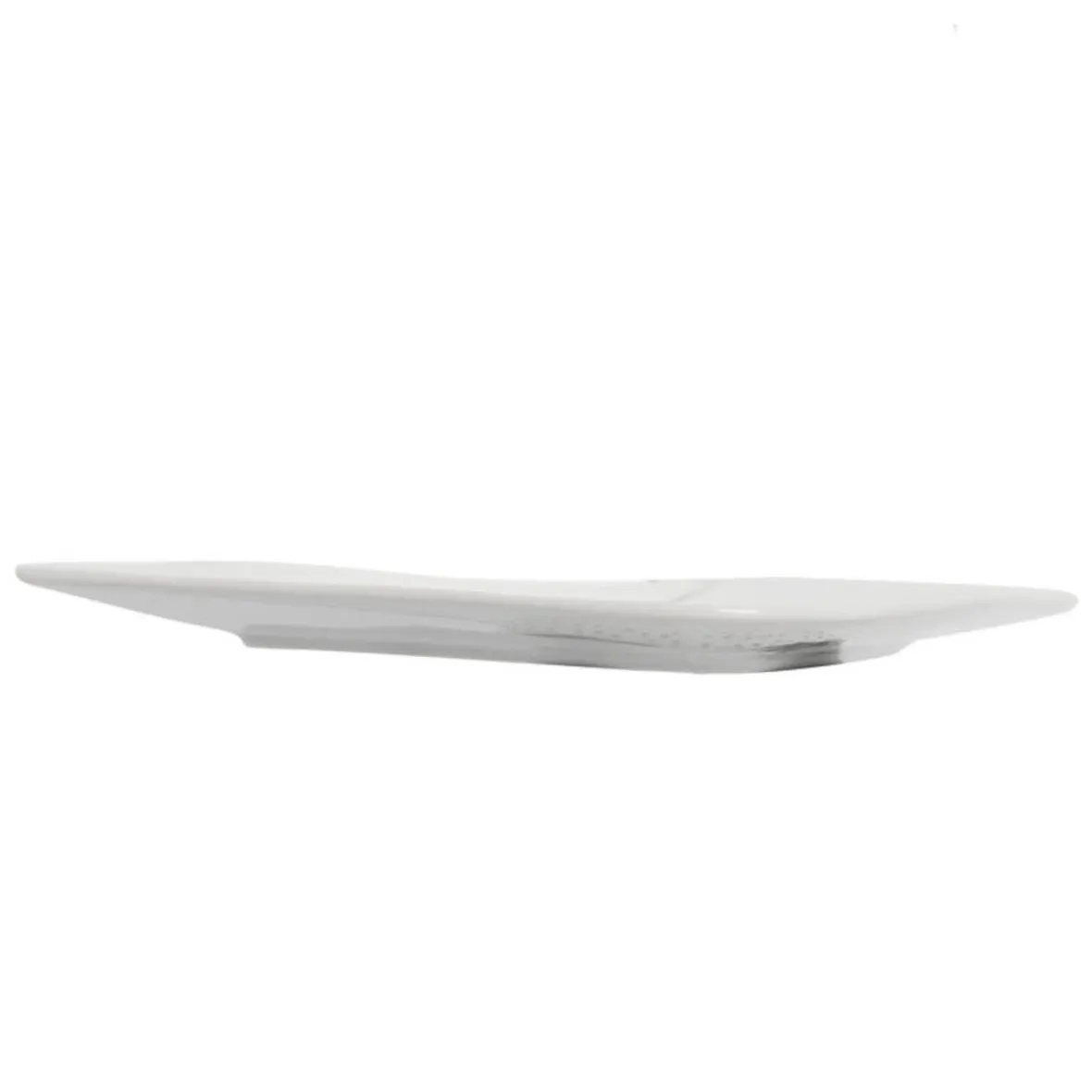 Gifi Assiette plate carrée blanche| Vaisselle Et Accessoires De Table