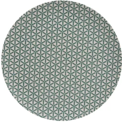 Vaisselle Et Accessoires De Table<Gifi Assiette plate décor géométrique vert d'eau