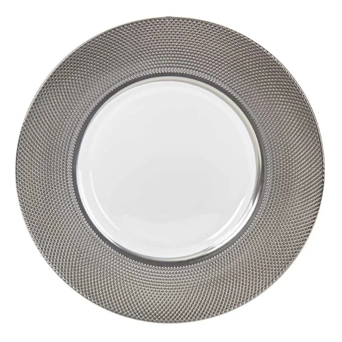 Gifi Assiette plate effet diamant| Vaisselle Et Accessoires De Table