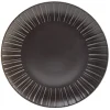 Gifi Assiette plate en céramique noir Ø27cm| Vaisselle Et Accessoires De Table
