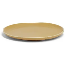 Vaisselle Et Accessoires De Table<Gifi Assiette plate en faïence jaune Ø27xH1,7cm