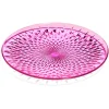 Gifi Assiette plate en plastique rose effet martelé| Vaisselle Et Accessoires De Table