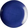 Gifi Assiette plate en porcelaine décor bleu Ø 27 cm| Vaisselle Et Accessoires De Table