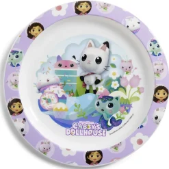 Gifi Assiette plate enfant Gabby et la Maison Magique plastique Ø22cm| Vaisselle Et Accessoires De Table