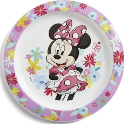 Gifi Assiette plate enfant Minnie Mouse plastique Ø22cm| Vaisselle Et Accessoires De Table