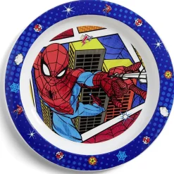 Gifi Assiette plate enfant Spiderman plastique Ø22cm| Vaisselle Et Accessoires De Table