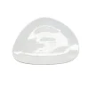 Gifi Assiette plate forme galet blanc| Vaisselle Et Accessoires De Table
