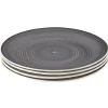 Vaisselle Et Accessoires De Table<Gifi Assiette plate gris effet spirale x4