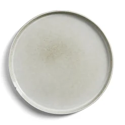 Gifi Assiette plate grès gris Ø27,5cm| Vaisselle Et Accessoires De Table