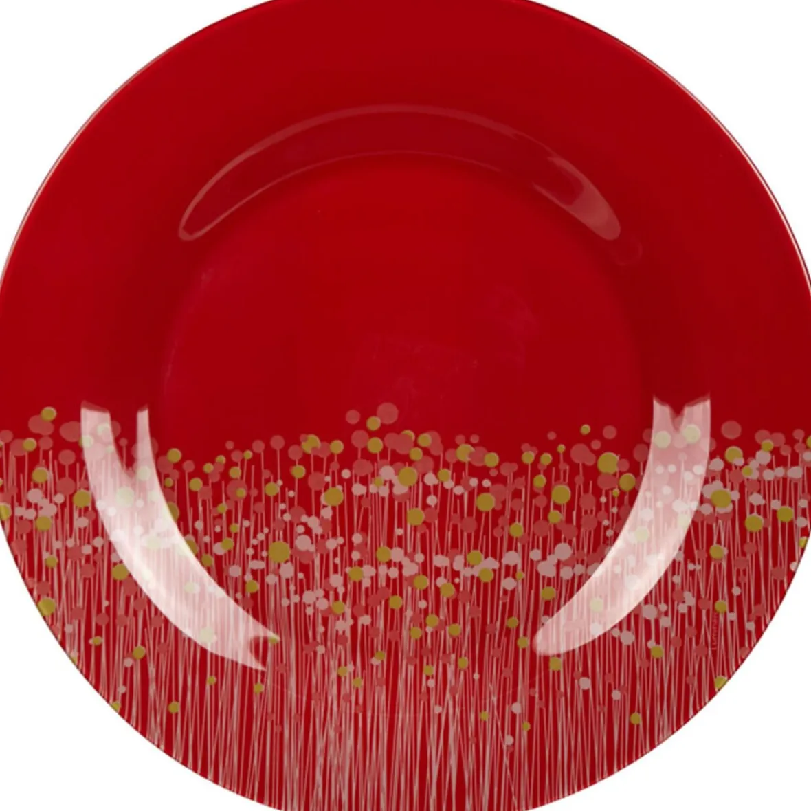 Vaisselle Et Accessoires De Table<Gifi Assiette plate Luminarc rouge Flowerfield