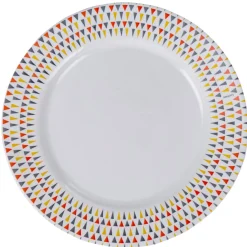 Vaisselle Et Accessoires De Table<Gifi Assiette plate Luminarc ronde triangles rose gris jaune
