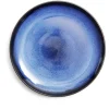Vaisselle Et Accessoires De Table<Gifi Assiette plate Meteor porcelaine noire et bleue Ø27cm
