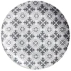 Gifi Assiette plate motif carreau de ciment gris| Vaisselle Et Accessoires De Table