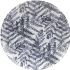 Gifi Assiette plate motif feuillage bleu et blanc| Vaisselle Et Accessoires De Table