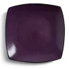 Gifi Assiette plate rectangulaire grès 27,5x27,5cm| Vaisselle Et Accessoires De Table