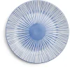 Vaisselle Et Accessoires De Table<Gifi Assiette plate Rio faïence bleue et blanche Ø27cm
