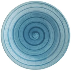 Gifi Assiette plate ronde déco spirale Ø25 cm| Vaisselle Et Accessoires De Table