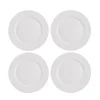 Vaisselle Et Accessoires De Table<Gifi Assiette plate ronde embossée blanche x4