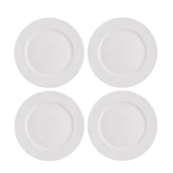Vaisselle Et Accessoires De Table<Gifi Assiette plate ronde embossée blanche x4