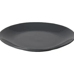 Gifi Assiette plate ronde grise unie| Vaisselle Et Accessoires De Table