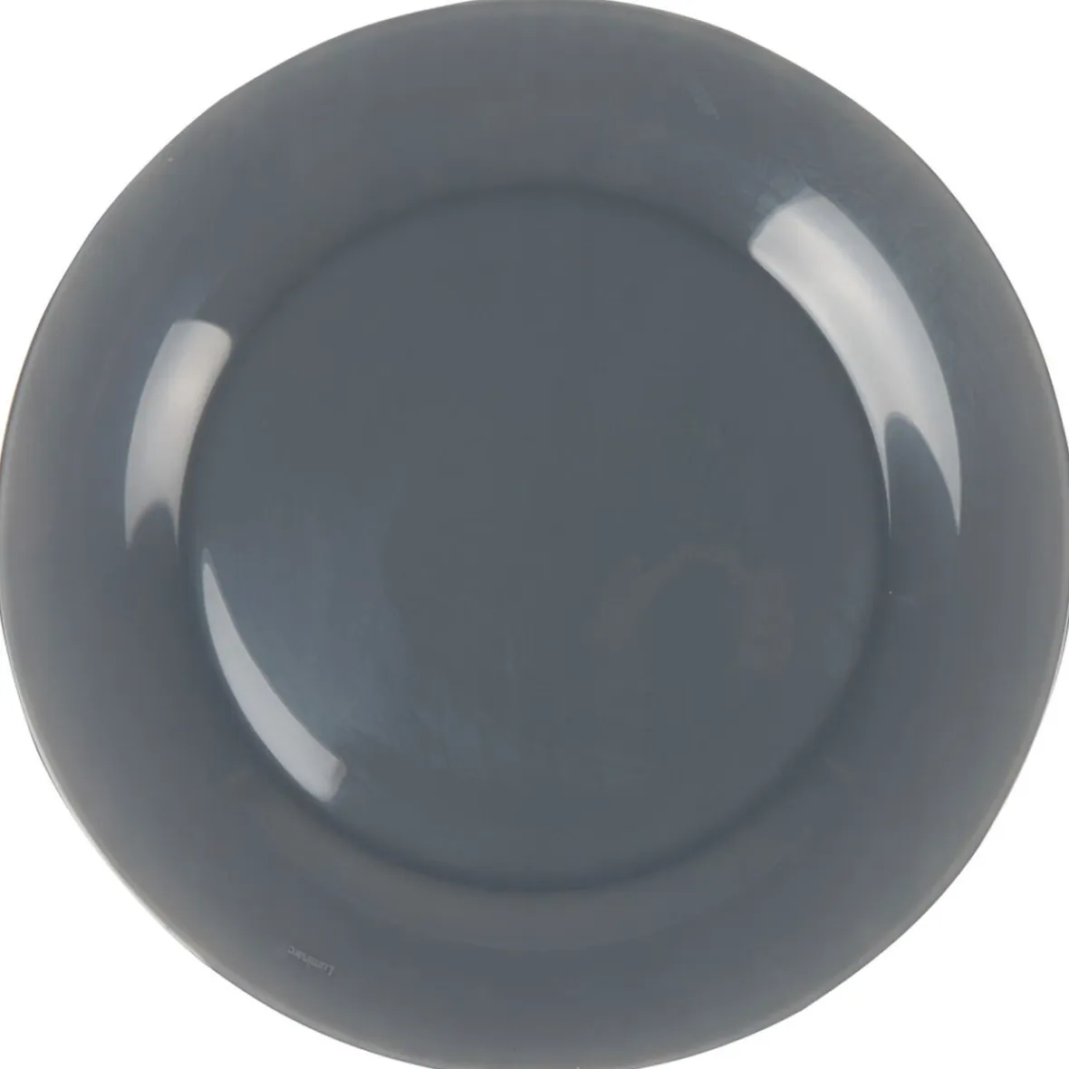 Gifi Assiette plate ronde Luminarc grise Zana| Vaisselle Et Accessoires De Table