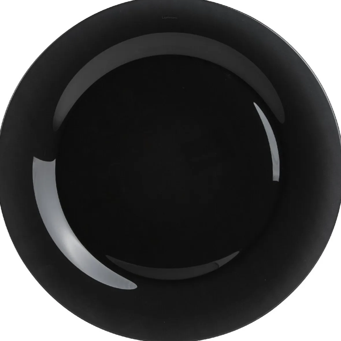 Gifi Assiette plate ronde Luminarc noire Zana| Vaisselle Et Accessoires De Table