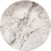 Gifi Assiette plate ronde motif marbre gris et blanc| Vaisselle Et Accessoires De Table