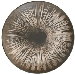 Gifi Assiette plate ronde motifs noirs et gris| Vaisselle Et Accessoires De Table