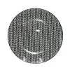 Gifi Assiette plate ronde noire à motif chevron blanc| Vaisselle Et Accessoires De Table