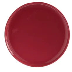 Gifi Assiette plate ronde Oslo rouge| Vaisselle Et Accessoires De Table