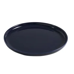 Gifi Assiette plate ronde Oslo bleue| Vaisselle Et Accessoires De Table