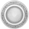 Gifi Assiette plate ronde transparente ciselée| Vaisselle Et Accessoires De Table