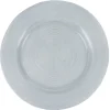 Gifi Assiette plate ronde transparente striée| Vaisselle Et Accessoires De Table