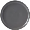 Gifi Assiette plate ronde uni gris mat| Vaisselle Et Accessoires De Table