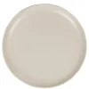 Gifi Assiette plate ronde uni taupe mat| Vaisselle Et Accessoires De Table