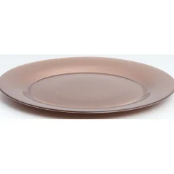Gifi Assiette plate verre Zana cuivrée| Vaisselle Et Accessoires De Table