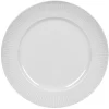 Gifi Assiette ronde contour strié gris perle| Vaisselle Et Accessoires De Table