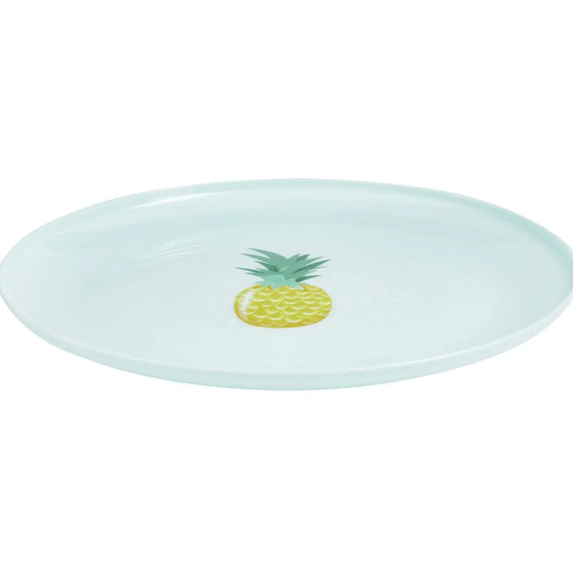 Vaisselle Et Accessoires De Table<Gifi Assiette ronde en plastique décor ananas