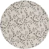 Gifi Assiette ronde fibre de bambou motif tiges et feuilles| Vaisselle Et Accessoires De Table