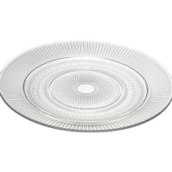 Gifi Assiette ronde plate en verre transparent Luminarc Louison ø 25 cm| Vaisselle Et Accessoires De Table