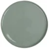 Gifi Assiette ronde plate Nordic porcelaine vert| Vaisselle Et Accessoires De Table